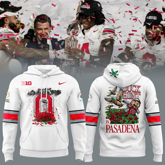 Ohio State Buckeyes Champions Rose Bowl Game 2025 Hoodie Gift Ideas For Football Lovers