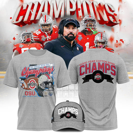 Ohio State Cotton Bowl Champions T-Shirt Gifts For Football Fan