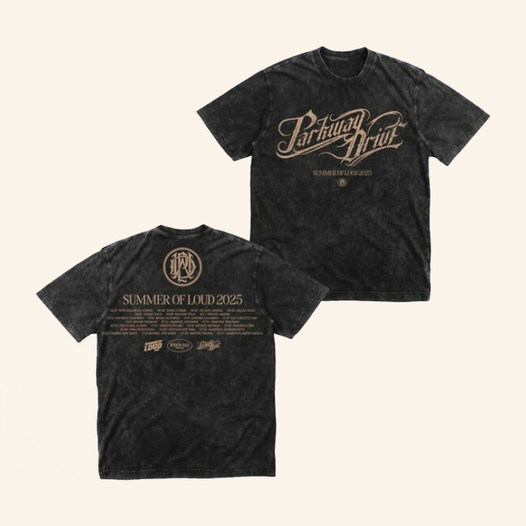 Parkway Drive Summer Of Loud Tour Wash Shirt Gifts For Music Lovers