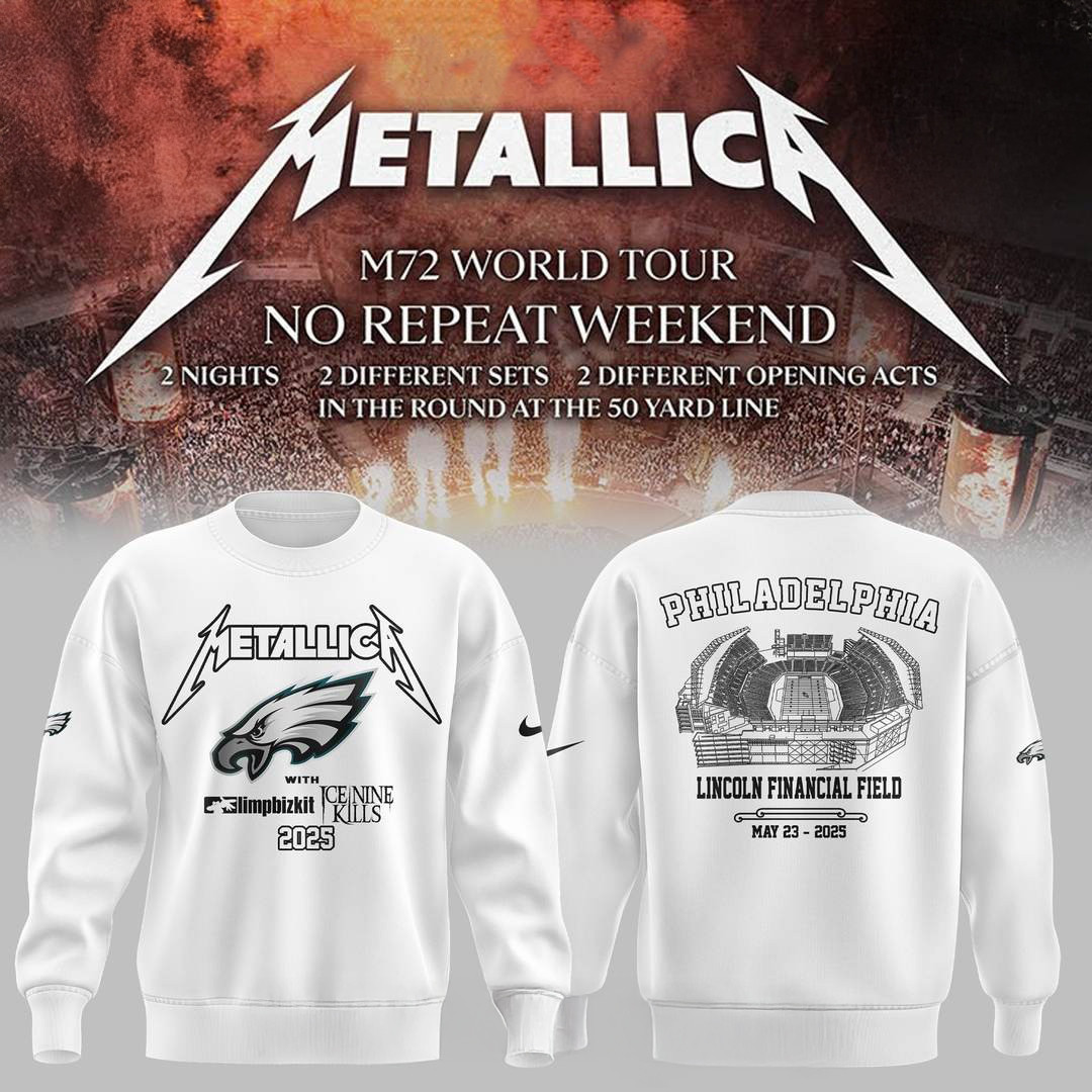 Philadelphia Eagles x M-72 World Tour 2025 Sweatshirt Gift For Fans