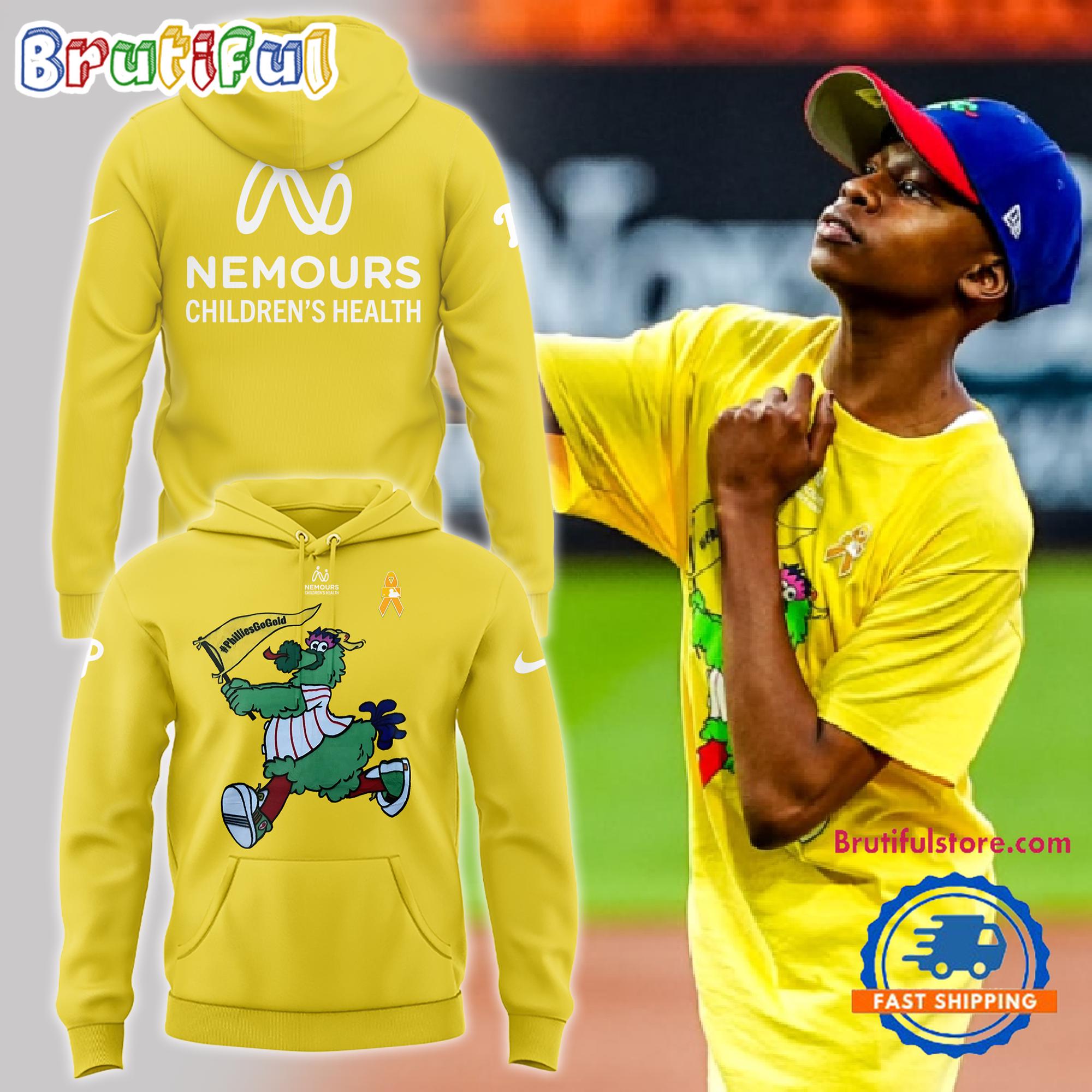 Philadelphia Phillies Special Childhood Cancer Awareness Hoodie