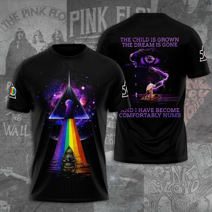 Pink Floyd Merch T-Shirt Great Fathers Day Gifts For Rock Band Fans