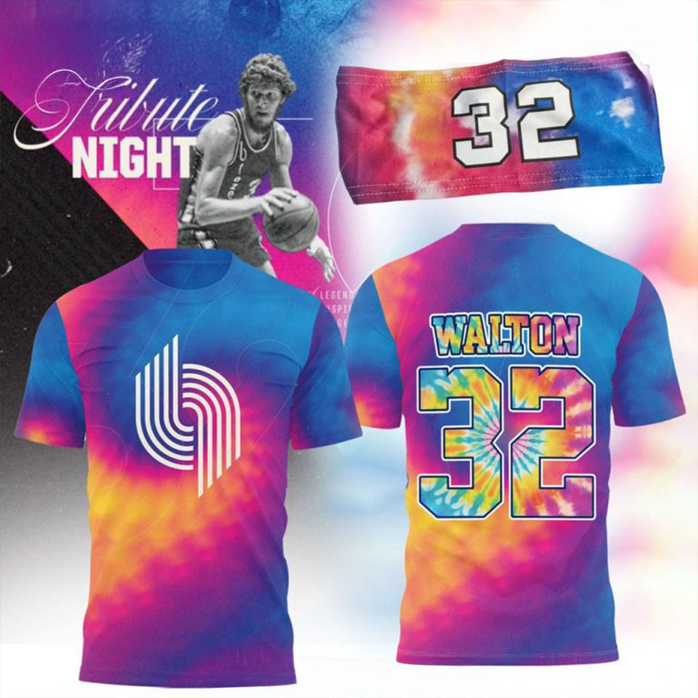 Portland Trail Blazers Bill Walton Tribute Night Special Shirt Fathers Day Presents For Husband