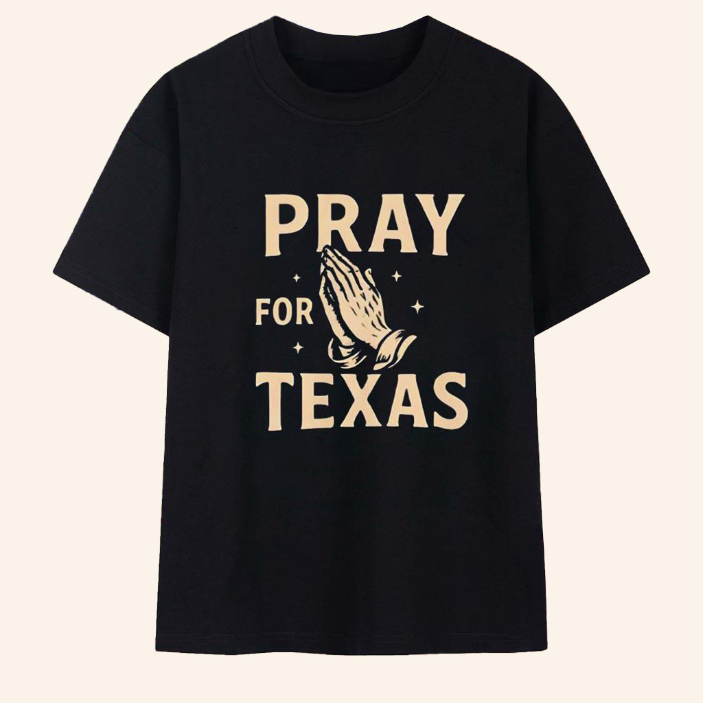 Pray For Texas Hand T-Shirt Texas Strong Shirt Gifts For Husband