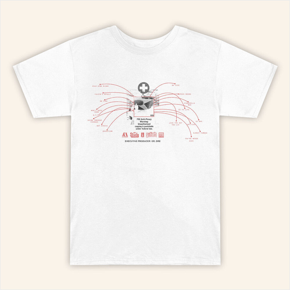 Recovery 15th Anniversary Tracklist T-Shirt Eminem Official Merch Best Gifts For Best Friend