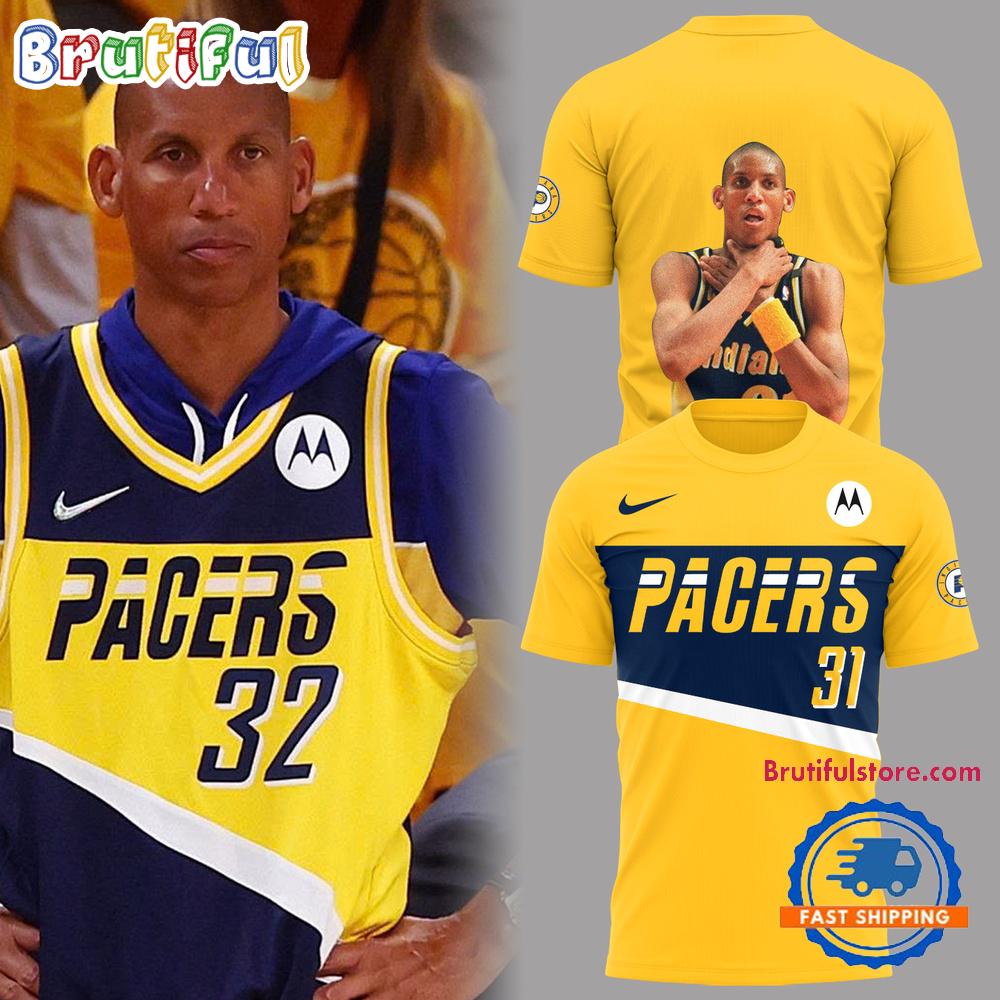 Reggie Miller Indiana Pacers Leggend 2025 3D Printed Shirt