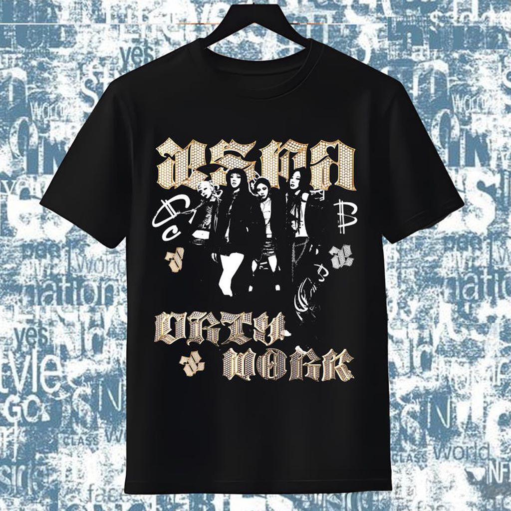 Retro Aespa Dirty Work Shirt, Dirty Work Sweatshirt, Aespa Members Karina, Giselle, NingNing, (3)