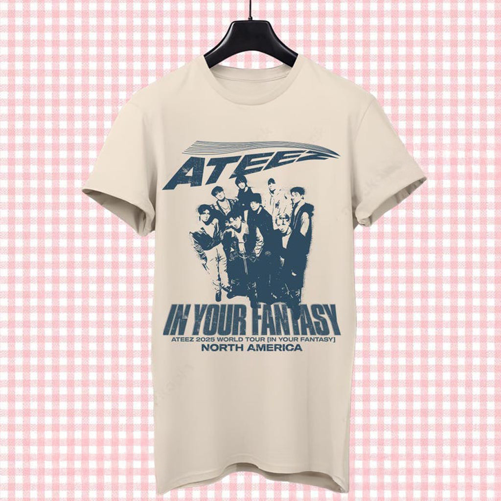 Retro Ateez 2025 World Tour in Your Fantasy Tshirt ATEEZ Golden Hour Part 2 Shirt Ateez Ice