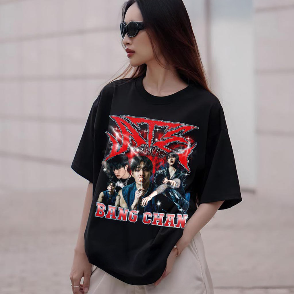 Retro Bangchan Stray Kids ATE Shirt Stray Kids Domiate World Tour T-shirt Stray Kids World