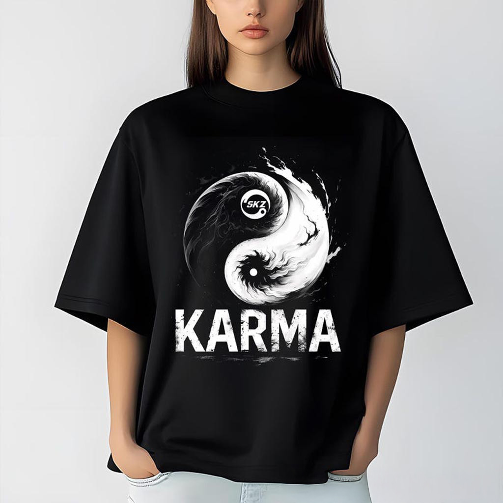 Retro Stray Kids Karma Shirt Vintage SKZ Karma Sweatshirt Stray Kids Karma Sport Shirt Stray