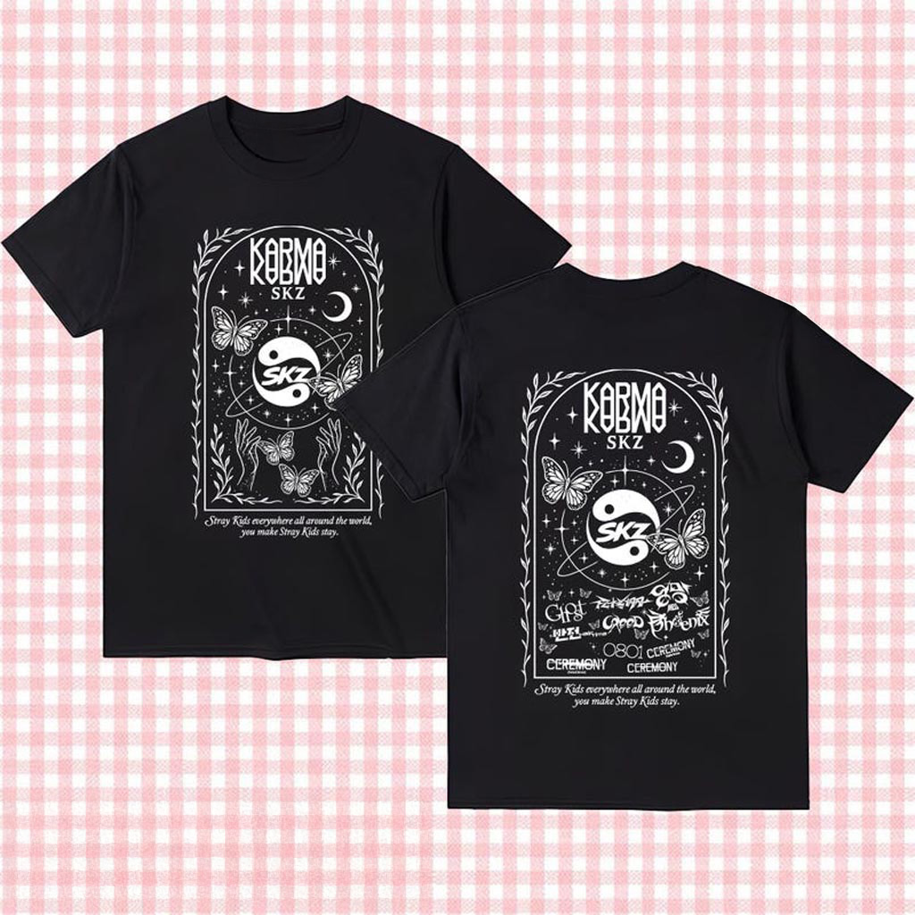 Retro Stray Kids Karma Track List T-Shirt Stray Kids Karma Album Shirt Stray Kids Ceremony Tee