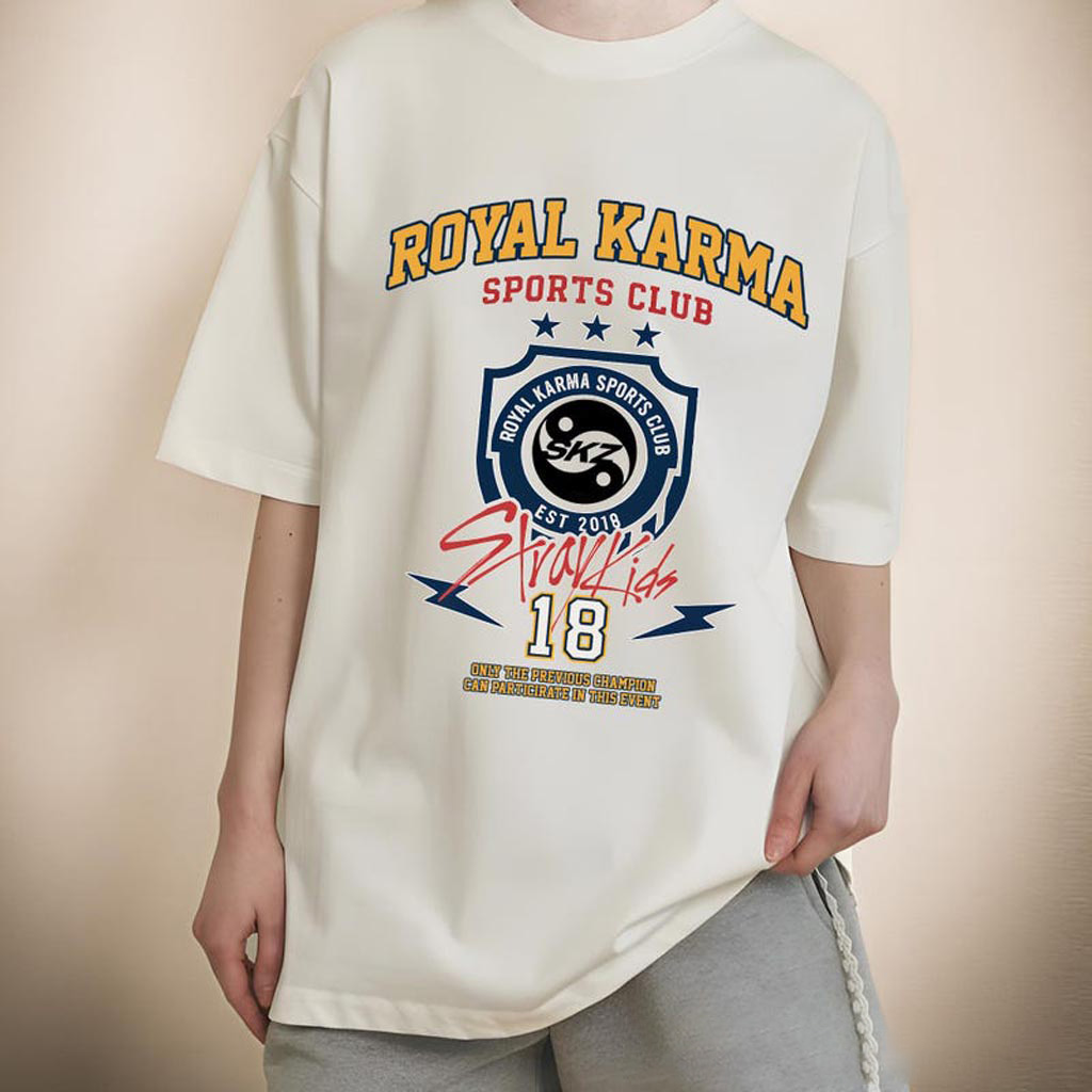 Retro Stray Kids Royal Karma Sports Club Shirt Stray Kids Karma Shirt SKZ Karma Sweatshirt