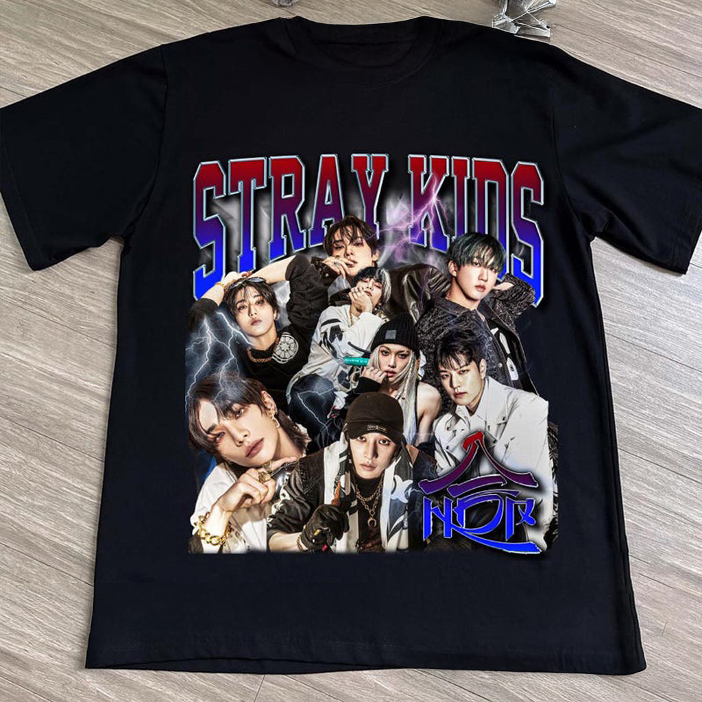 Retro Stray Kids Walkin on Water Shirt SKZHOP HIPTAPE Sweatshirt Stray Kids Hop Shirt Stray