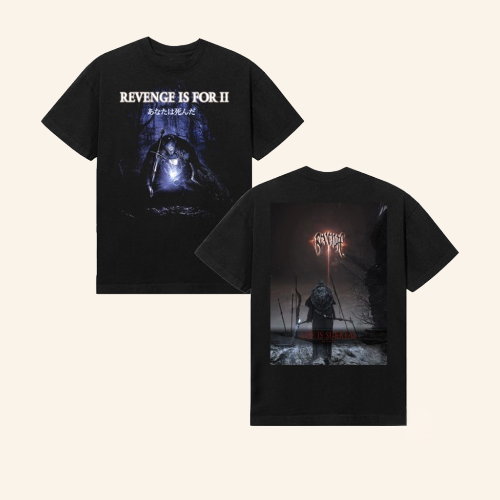 Revenge Merch Life Is Surreal Black T-Shirt Best Gifts For Father