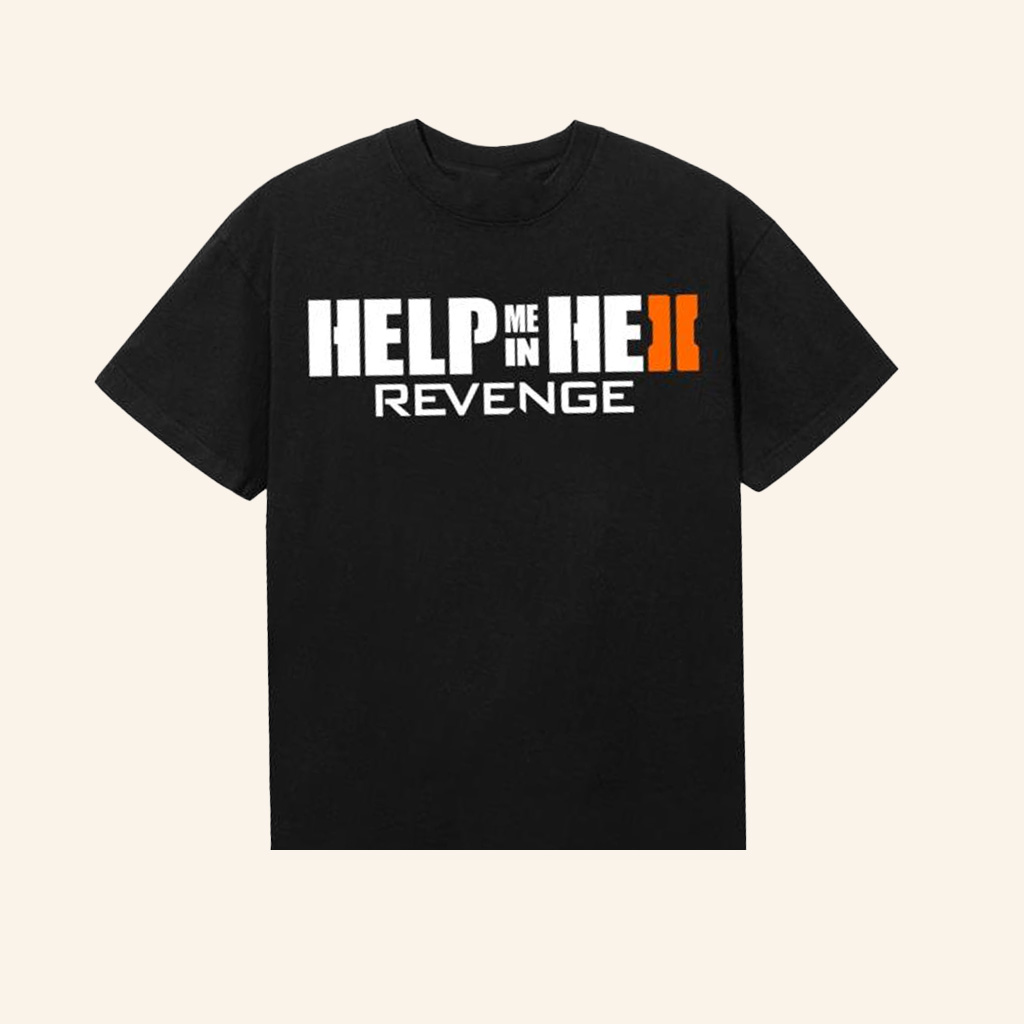 Revenge Merch Splitscreen Black T-Shirt Best Birthday Gift For Husband