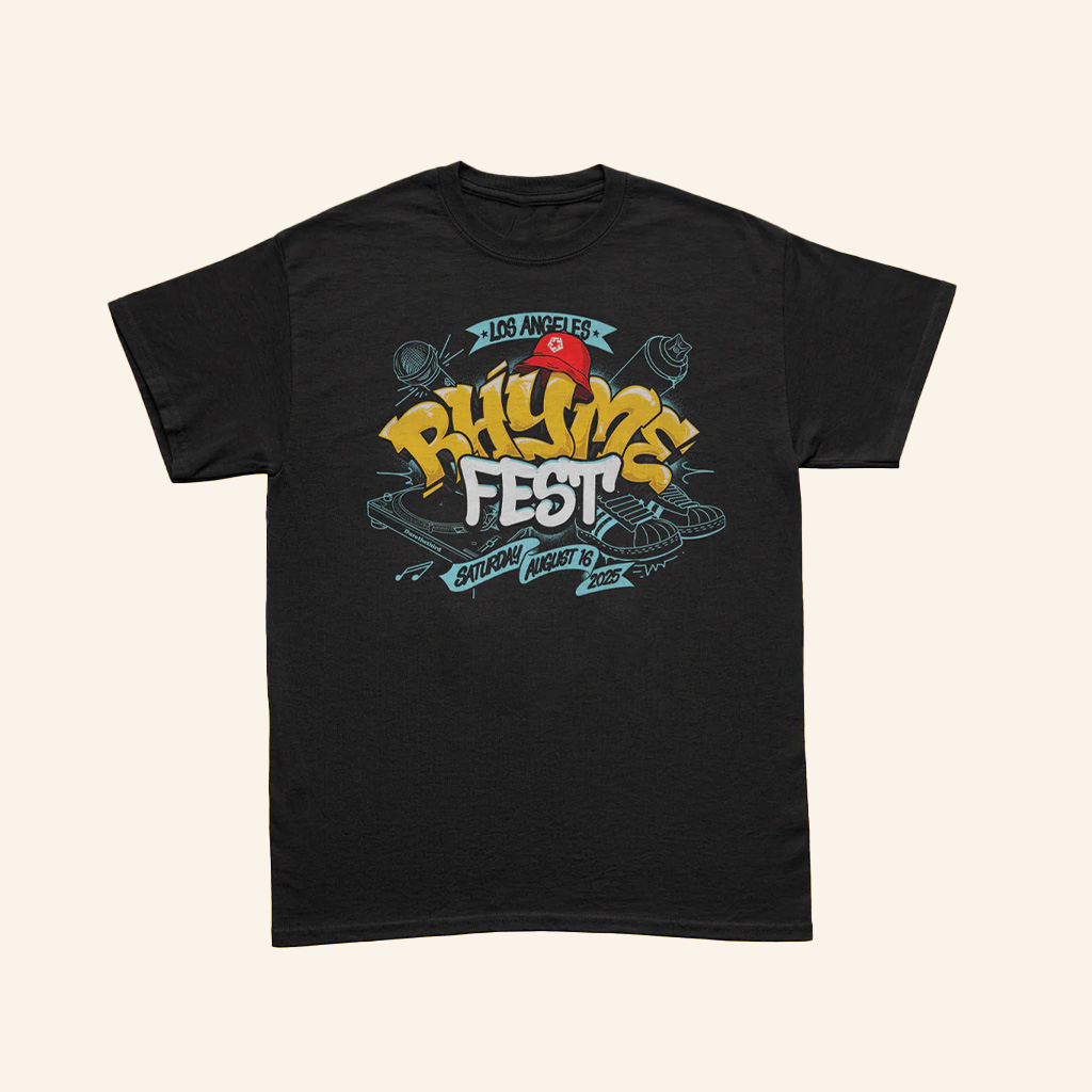 Rhyme Fest Merch Rhyme Fest La Rfx Tribal Logo Collab Shirt Him Gifts