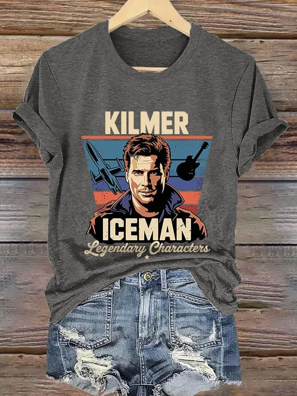 RIP Kilmer Iceman Legendary Characters T-Shirt Val Kilmer Memorial Clothing