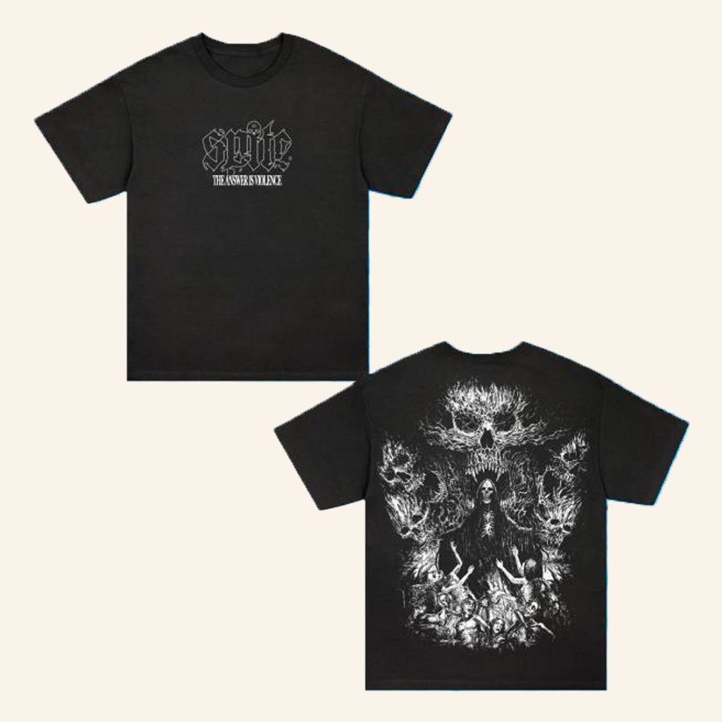 Rise Records Merch Spite New World Killer Black T-Shirt Presents For Boyfriend