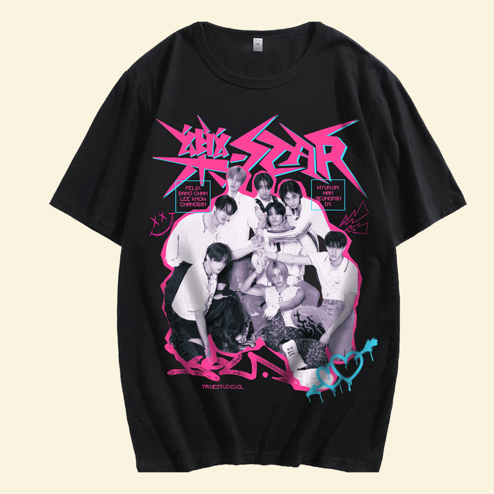 ROCKSTAR Stray Kids Concert T-Shirt Live Nation Stray Kids Merch Awesome Mothers Day Gifts 2024