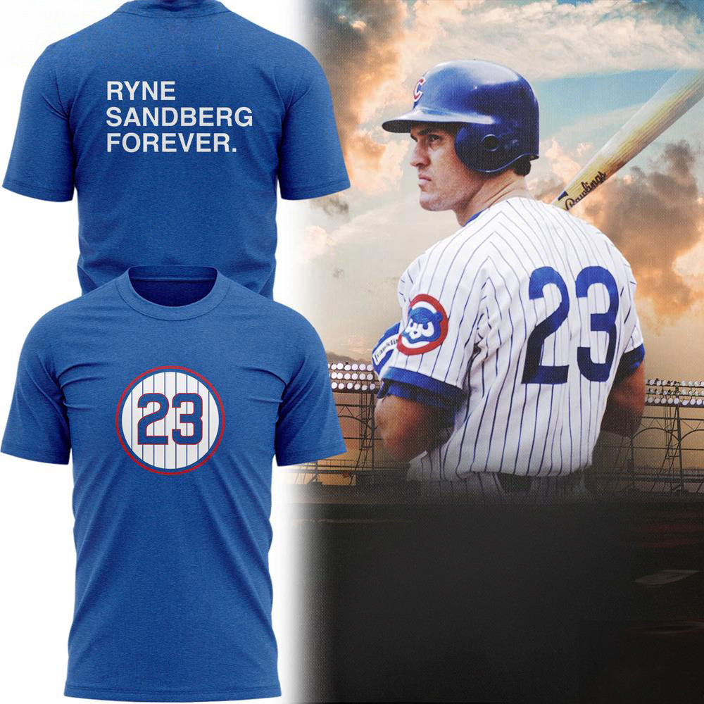 Ryne Sandberg Cubs Tribute Shirt Baseball Team Gift Ideas