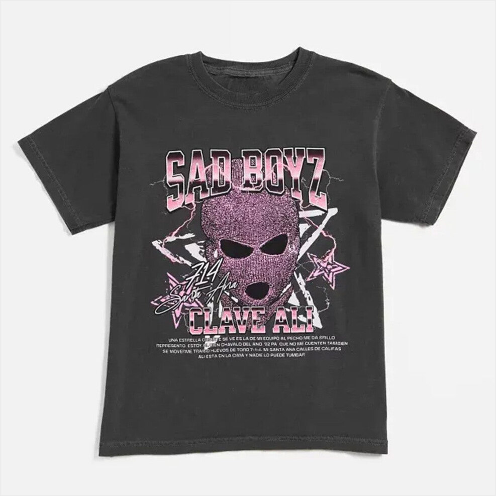 Sad Boyz Clave Ali T-Shirt Junior H Sad Boyz Merch Birthday Gifts For BFF Christmas Presents