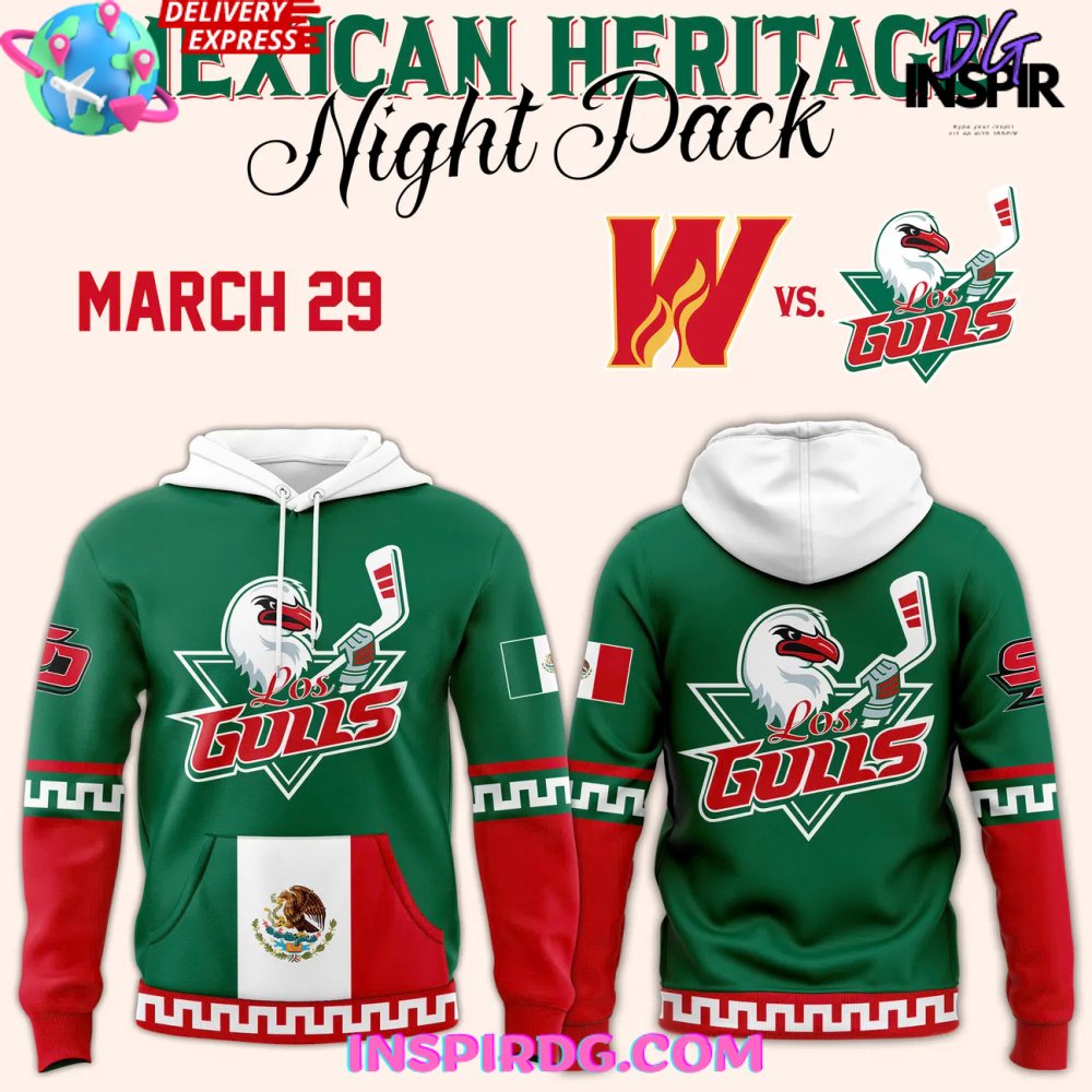San Diego Gulls Mexican Heritage Night 2025 Hoodie