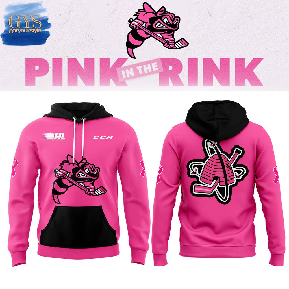 Sarnia Sting x Pink in the Rink Night 2024 Pullover Hoodie