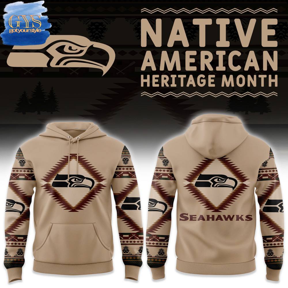 Seattle Seahawks NFL x National Native American Heritage Month Limited Edition Hoodie