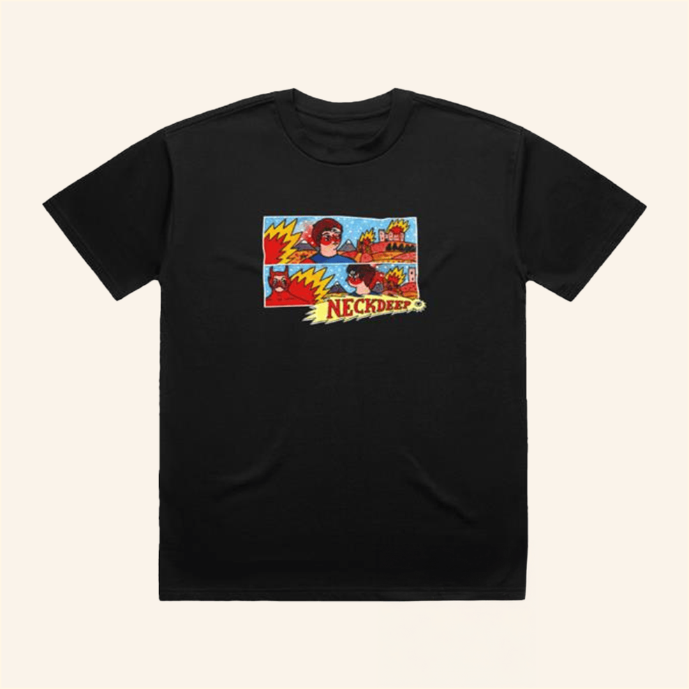 Shop Lnotgy 10 Year T-Shirt Neck Deep Merch Black Gift Ideas For Husband BFF Gifts Ideas