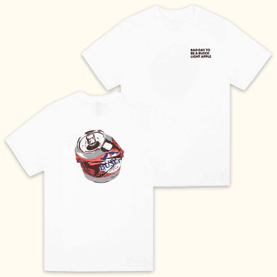 Shopbeergear Merch Busch Light Apple Bad Day T-Shirt Gifts For Husband Birthday Gifts For Fans