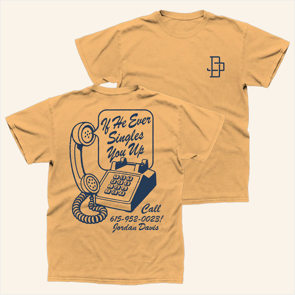 Singles You Up T-Shirt Jordan Davis Official Merch Unique Birthday Gifts For Boyfriend