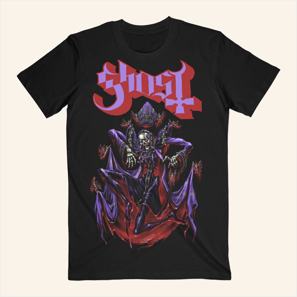 Skeleta 2025 Ghost Levitation T-Shirt Ghost Merch Gifts For Father Birthday Gift Ideas