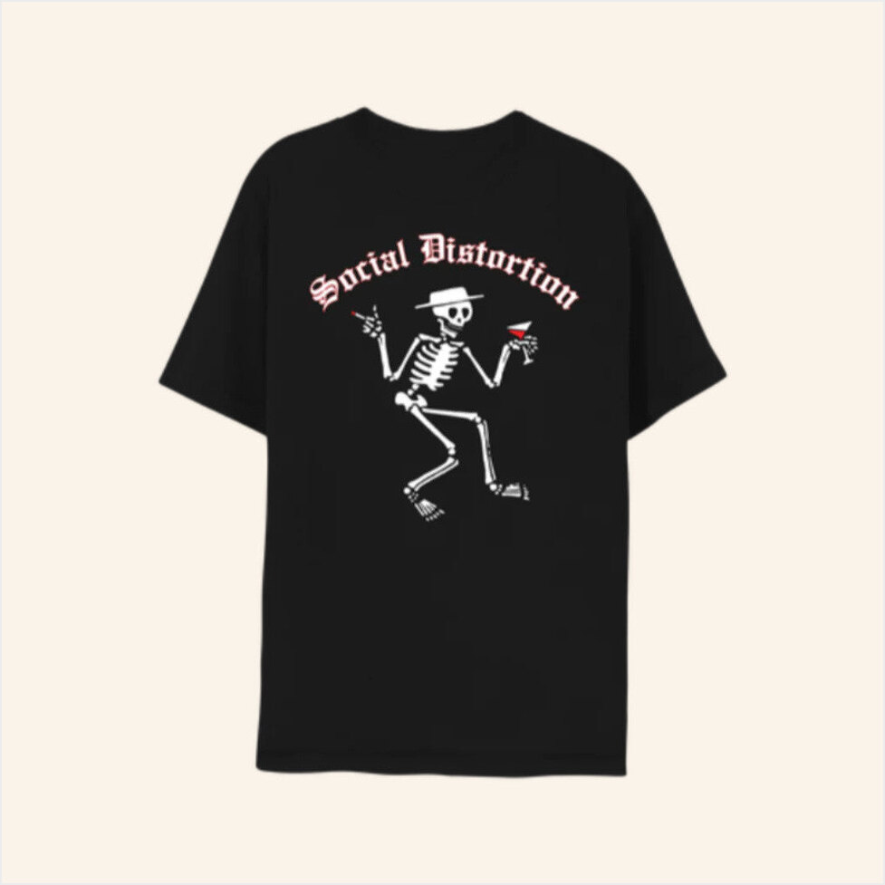 Skelly Mens T-Shirt Social Distortion Merch Birthday Gifts For Dad BFF Gifts