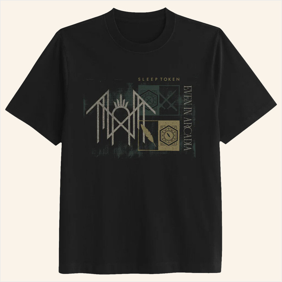 Sleep Token Even In Arcadia Black T-Shirt Revolver Magazine Merch Birthday Gifts For Fans