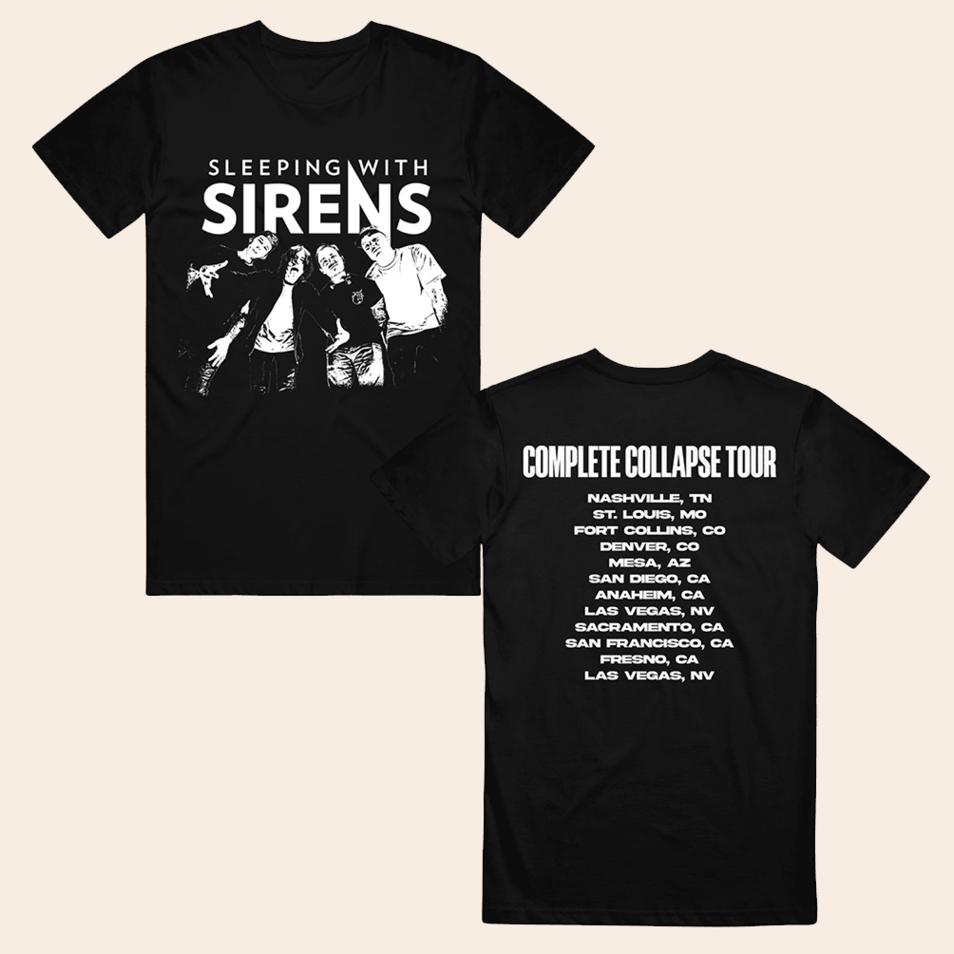Sleeping With Sirens Photo Tour T-Shirt Sleeping With Sirens Merch Great Fathers Day Gifts