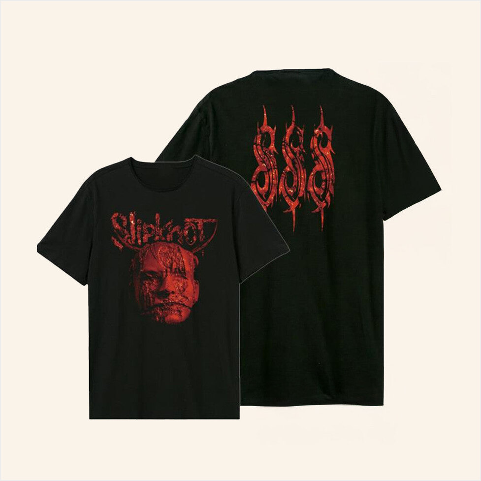 Slipknot Bloody Head Shirt Amplified Clothing Merch Birthday Gifts For Dad BFF Gifts Ideas