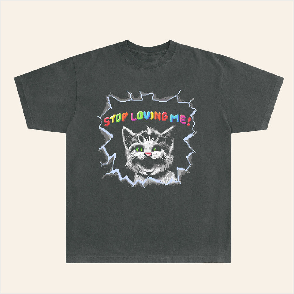 SLM Pixel Cat Shirt Earldoesntexist Merch Best Birthday Gifts For Husband BFF Gifts