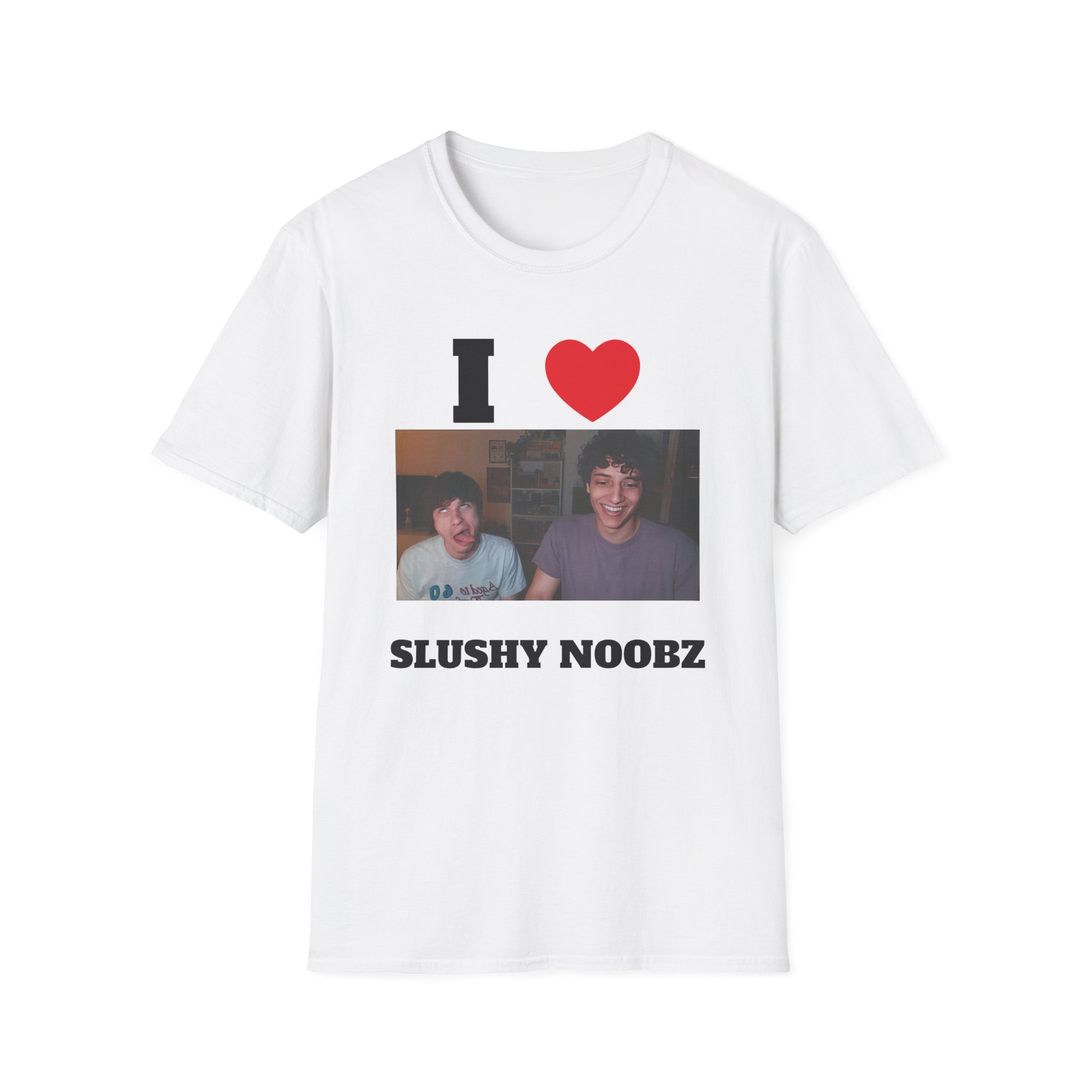 Slushy Noobz Softstyle T-shirt Top Merchandise Gift For Couples