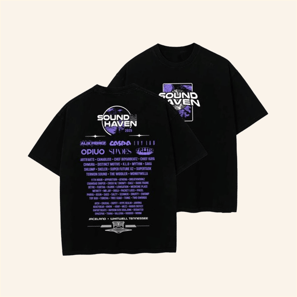 Sound Haven 2025 T-Shirt Wobble Factory Merch Birthday Gifts For Father Gifts For Besties