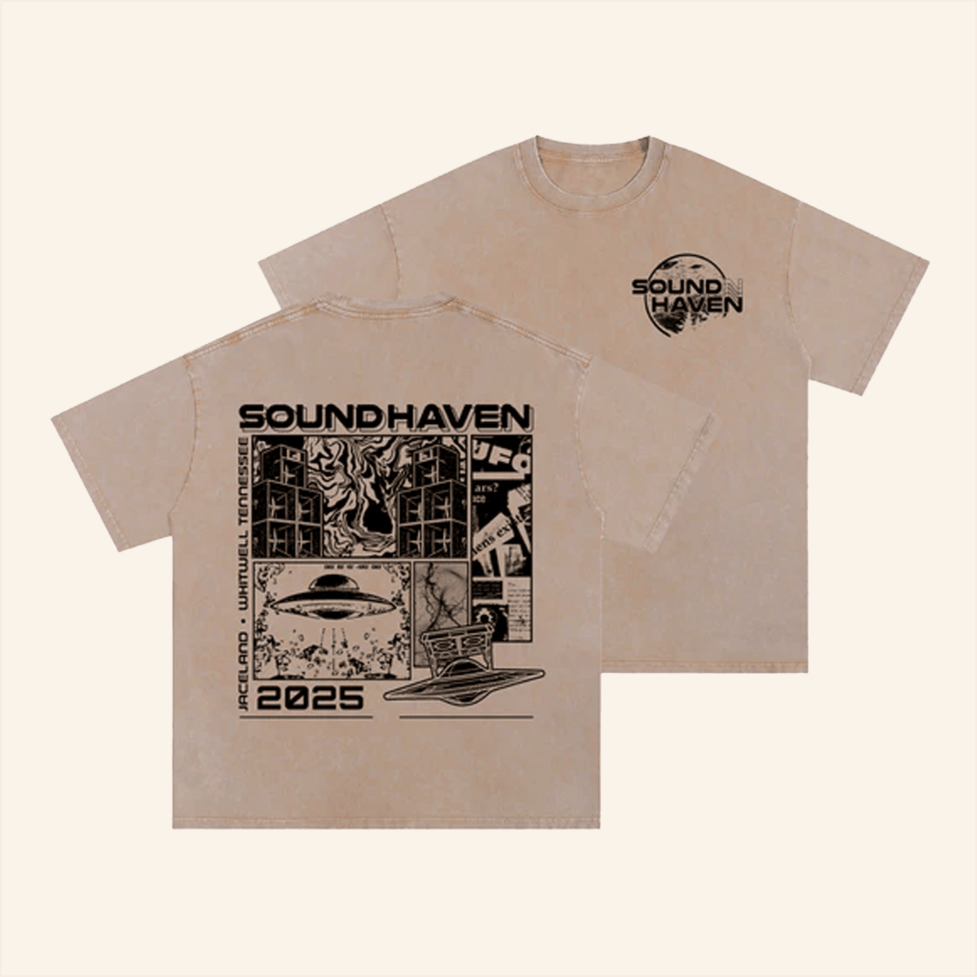 Sound Haven 2025 T-Shirt Wobble Factory Merch Dad Birthday Gifts For Friends Christmas Presents