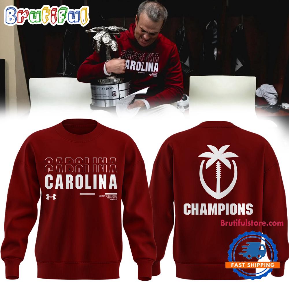 South Carolina Gamecocks Football 2024 The Palmetto Bowl Champions Sweatshirt