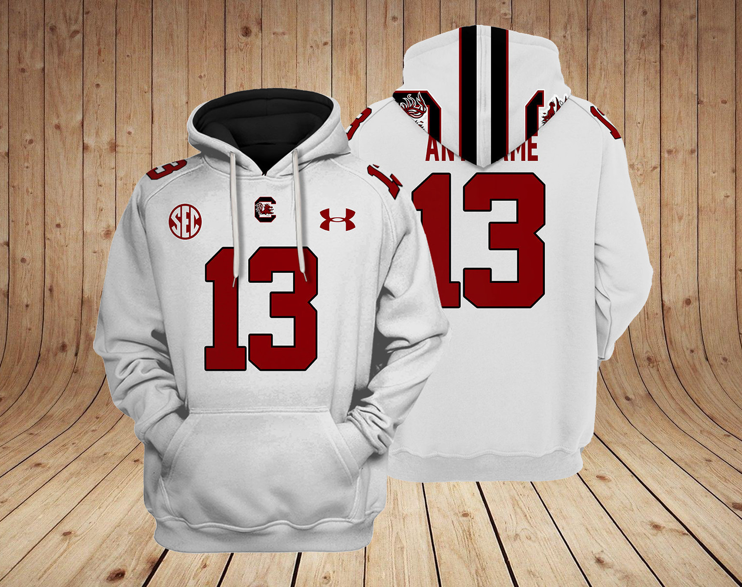 South Carolina Gamecocks NCAA Custom 3D Hoodie BL37083