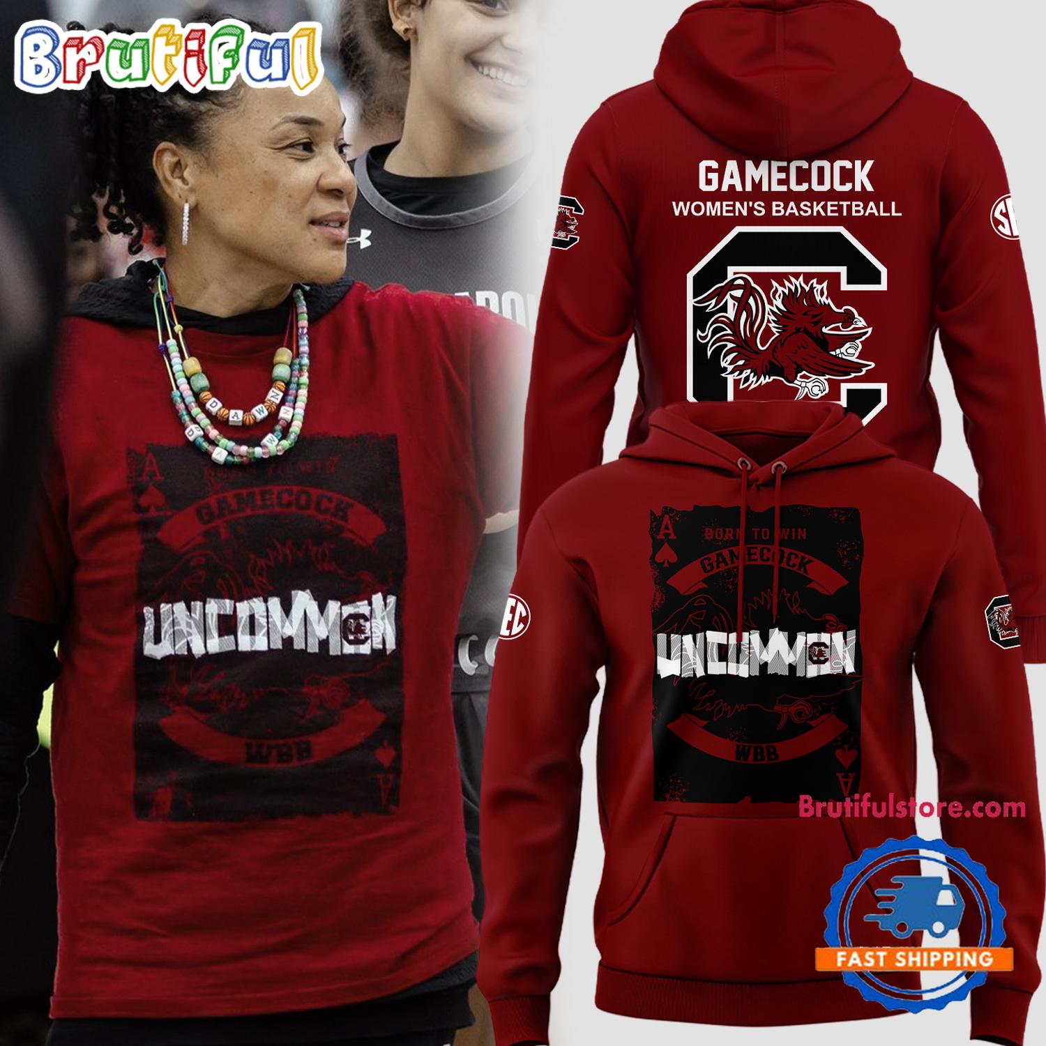 South Carolina Gamecocks Womens Baketball Born To Win Hoodie