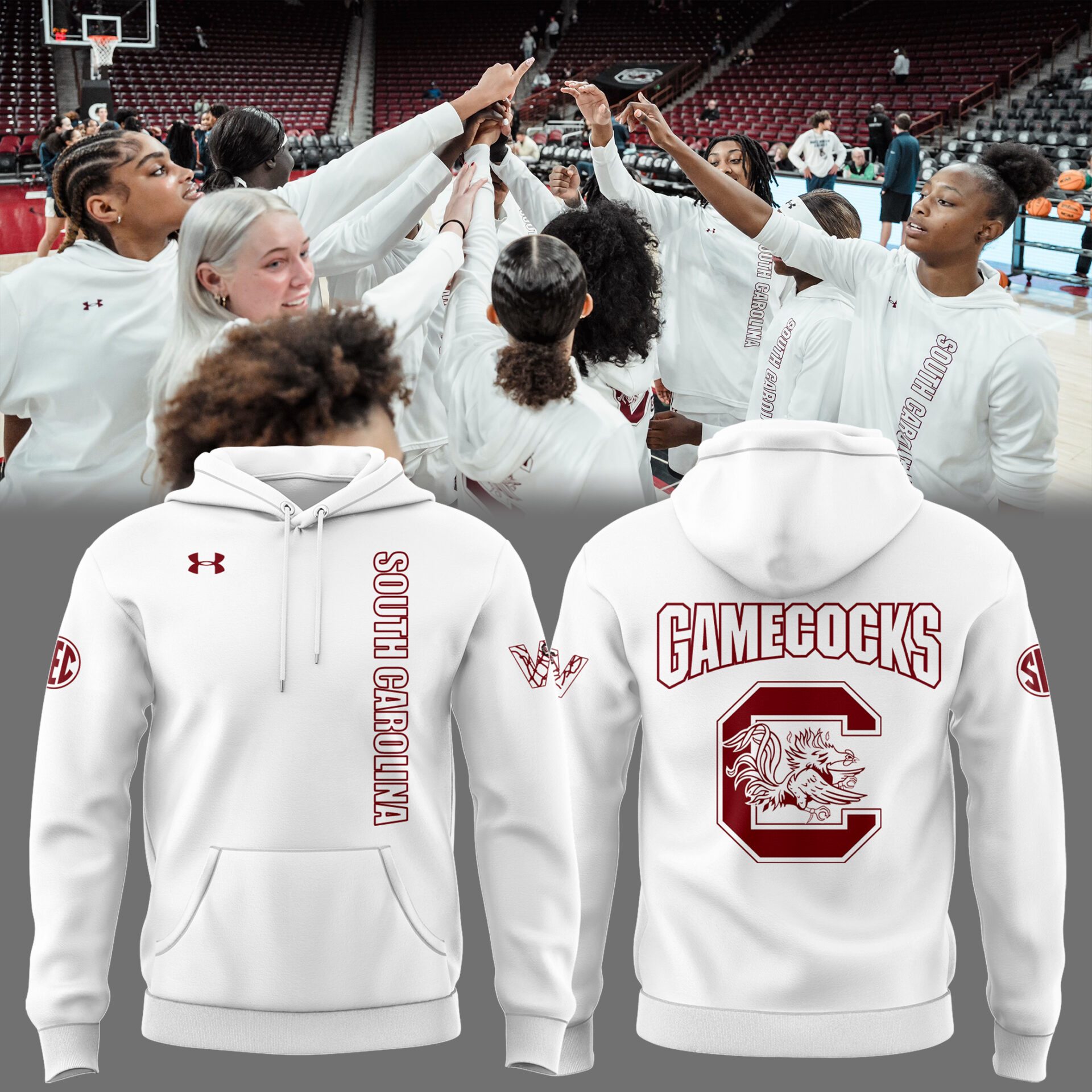 South Carolina WomenÃ¢â‚¬â„¢s Basketball Hoodie Gift Ideas For Basketball Players
