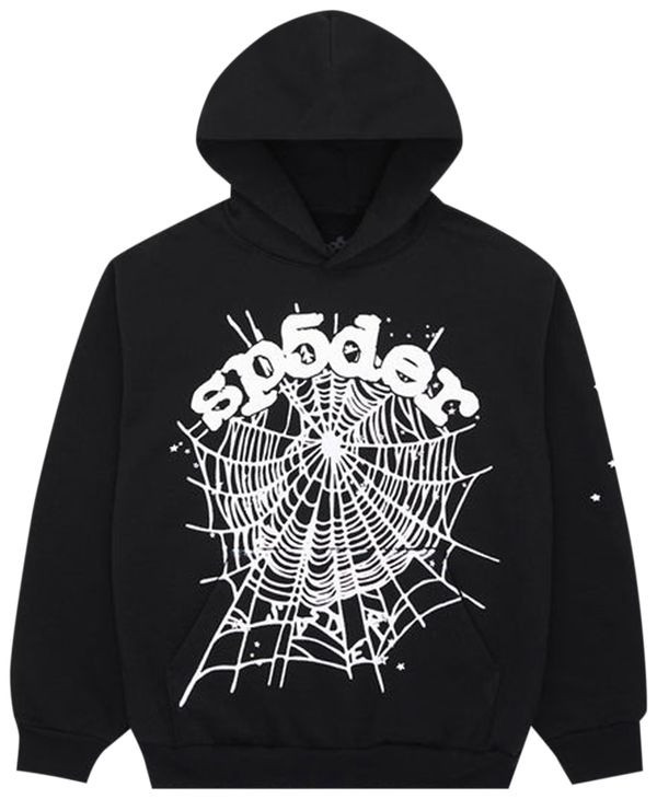 Sp5der OG Web Hoodie Black 555 Spider Clothing Young Thug Spider Hoodie Apparel