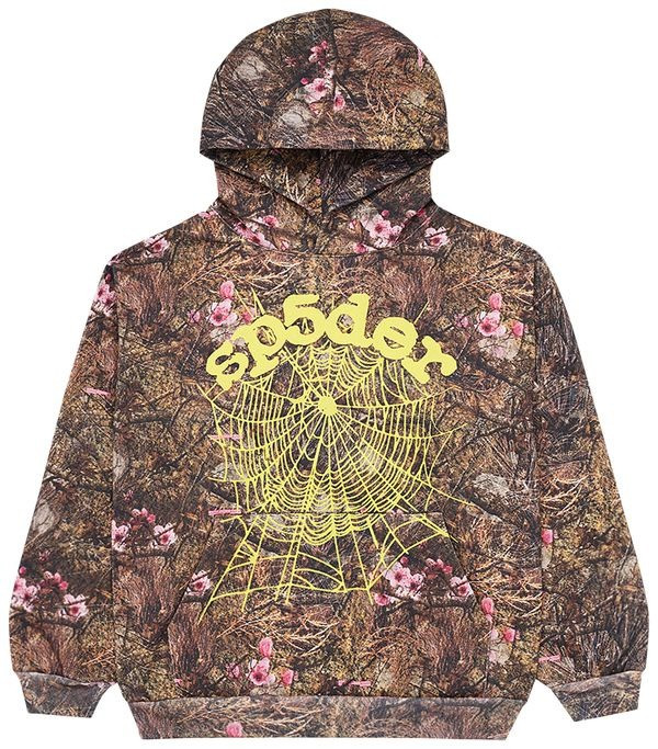 Sp5der OG Web Hoodie Real Tree Camo 555 Spider Web Hoodie Apparel Merch Gifts