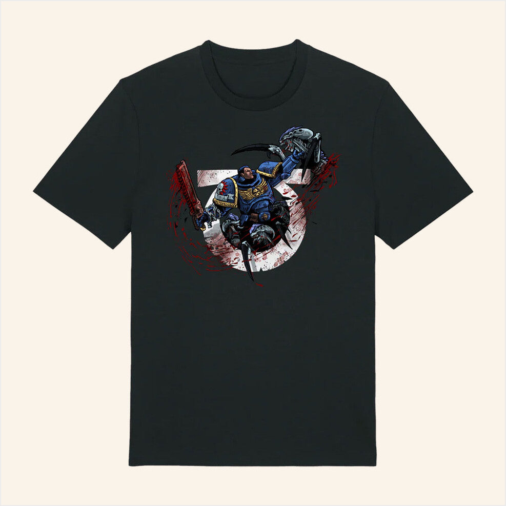 Space Marine 2 Tyranid Hive T-Shirt Warhammer Merch Birthday Gift Ideas Christmas Presents