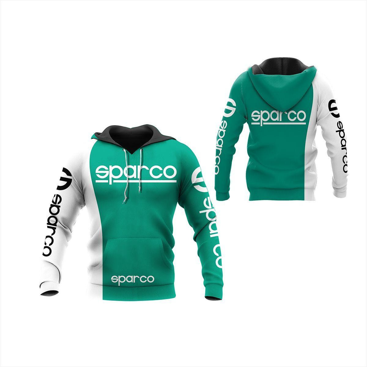 Sparco Shirt Fan Gift 100 Version Unisex 3d Hoodie Zip Hoodie