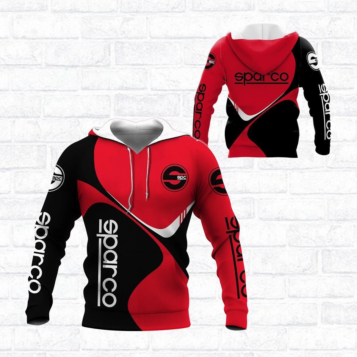 Sparco Shirt Fan Gift 312 Version Unisex 3d Hoodie Zip Hoodie