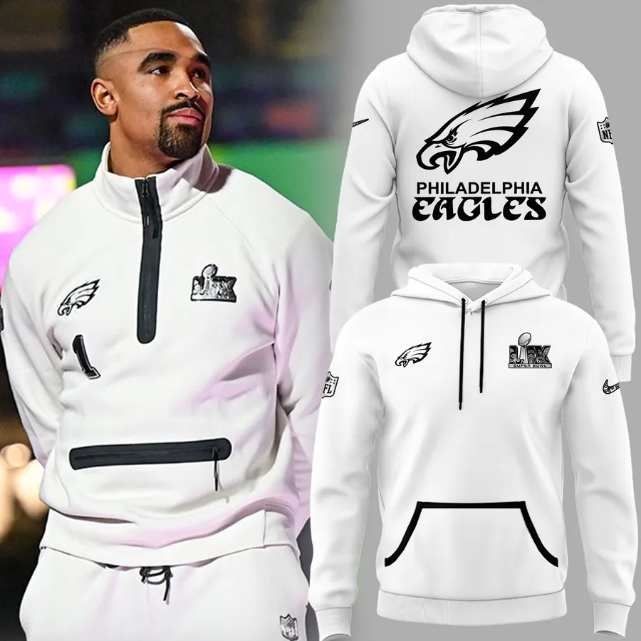 Special Edition Philadelphia Eagles White Hoodie